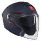 CASQUE JET MT VIALE SV S COSMO A7 DOUBLE ECRANS BLEU MAT L (ECE 22.06) 8434639214958