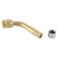 PROLONGATEUR DE VALVE/RACCORD DE POMPE POUR TROTTINETTE ELECTRIQUE ALU VS 135° (VENDU A L'UNITE) 3700948298299