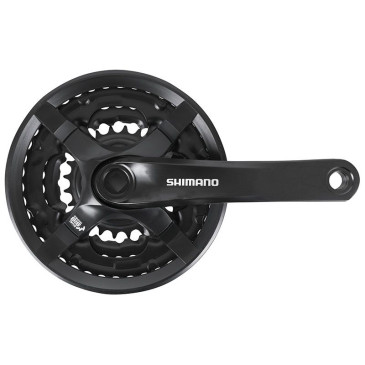 PEDALIER VTT SHIMANO 7/8V. TY501 NOIR 175mm 42-34-24 (BOITIER 122mm) 4524667634157