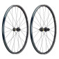 ROUES VTT DISQUE 27.5" MAVIC CROSSMAX TUBELESS READY AVANT + ARRIERE CASSETTE SHIMANO 11/10/9V AXE TRAVERSANT 15/100 12/142 DISQUE 6 TROUS JANTE 584-25 (PAIRE) 0080694635757