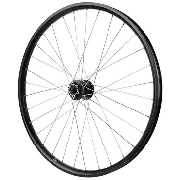 ROUE VTT / CARGO / VAE / E-BIKE / LONGTAIL DISQUE BLOCAGE 20" VELOX KARGO L AVANT NOIR MOYEU SHIMANO DEORE M475 6 TROUS (RENFORCE) 32 RAYONS INOX -MAX LOAD 225KGS- 3660429091279