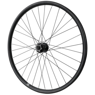 ROUE GRAVEL / ROUTE DISQUE BLOCAGE 700 PULSE 23 DOUBLE PAROI AVANT MOYEU SHIMANO DEORE M475 DISQUE 6 TROUS TUBELESS READY NOIR JANTE 23C 32 RAYONS -MAX LOAD 150kgs- 3700948307717