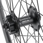 ROUE GRAVEL / ROUTE DISQUE BLOCAGE 700 PULSE 23 DOUBLE PAROI AVANT MOYEU SHIMANO DEORE M475 DISQUE 6 TROUS TUBELESS READY NOIR JANTE 23C 32 RAYONS -MAX LOAD 150kgs- 3700948307717