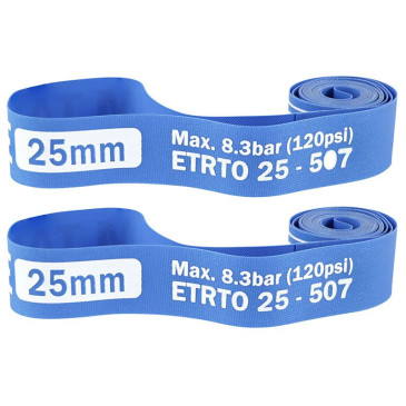FOND DE JANTE VELOX PVC ROUE 24'' CARGO / LONGTAIL EN 25mm (VENDU PAR 2 EN BOITE) 3660429652104