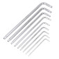 OUTIL CLE TORX BO P2R LONGUES CREUSES (T10,T15,T20,T25,T27,T30,T40,T45,T50) (JEU DE 9 CLES) 3700948094655