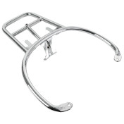 PORTE BAGAGE ARRIERE FIXE ORIGINE PIAGGIO 125-250-300 VESPA GTS 2007> CHROME -657081-