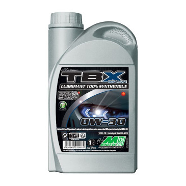 OIL FOR 4 STROKE ENGINE MINERVA AUTO SYNTHESE TBX 0W30 (100% SYNTHETIC FOR DIESEL/PETROL ENGINES) (RECOMENDED FOR PIAGGIO 125 MEDLEY) (1L) 3324960020975