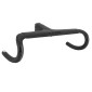 CINTRE ROUTE ITM CH1R CARBONE MAT L 44 EXTERIEUR (AXE-AXE 42cm) AVEC POTENCE INTEGREE L 100mm D 28.6mm POUR PASSAGE CABLE INTERNE 4710601211724