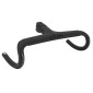 CINTRE ROUTE ITM CH1R CARBONE MAT L 44 EXTERIEUR (AXE-AXE 42cm) AVEC POTENCE INTEGREE L 100mm D 28.6mm POUR PASSAGE CABLE INTERNE 4710601211724