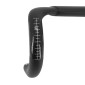 CINTRE ROUTE ITM CH1R CARBONE MAT L 44 EXTERIEUR (AXE-AXE 42cm) AVEC POTENCE INTEGREE L 100mm D 28.6mm POUR PASSAGE CABLE INTERNE 4710601211724