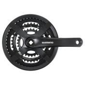 PEDALIER VTT SHIMANO 6/7/8V. NOIR TOURNEY 170mm 48-38-28 (BOITIER 123mm) 4524667634171
