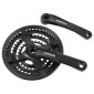 PEDALIER VTT SHIMANO 6/7/8V. NOIR TOURNEY 170mm 48-38-28 (BOITIER 123mm) 4524667634171