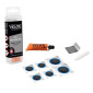 KIT REPARATION PNEU TUBELESS ROUTE HUTCHINSON PAR L'INTERIEUR AVEC RUSTINES - BOITE (COLLE 3g + 4 PATCHS 17mm) 3660429142094