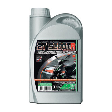 HUILE MOTEUR 2 TEMPS MINERVA SCOOT R SYNTHESE (1L) (100% MADE IN FRANCE) 3324960001110