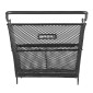 PANIER ARRIERE ACIER NID ABEILLE BASIL CENTO NOIR COMPATIBLE SYSTEME MIK - Commander 211726 - (SI PAS FOURNI SUR LE VELO, Ajouter 155681) (45 x 33 x 24 cm) 8715019113727