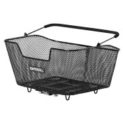 PANIER ARRIERE ACIER NID ABEILLE BASIL BASE MEDIUM NOIR POUR FIXATION SYSTEME MIK IDEAL POUR E-BIKE/VAE (L43xl30xH23cm) 8715019113659
