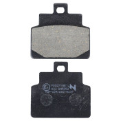 PLAQUETTE DE FREIN NEWFREN POUR APRILIA 125-150 SR 1999> AV, 125 HABANA 1998> AV, 125-150 LEONARDO 1999>2004 AV/AR, 100 SCARABEO 2001>2004 AV (FD0271BE) (ELITE ORGANIQUE) 8025832415008