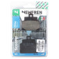 PLAQUETTE DE FREIN NEWFREN POUR APRILIA 125-150 SR 1999> AV, 125 HABANA 1998> AV, 125-150 LEONARDO 1999>2004 AV/AR, 100 SCARABEO 2001>2004 AV (FD0271BE) (ELITE ORGANIQUE) 8025832415008