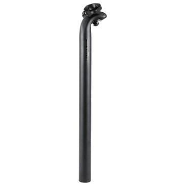 TIGE DE SELLE ROUTE/VTT ERGOTEC PATENT ALUMINIUM NOIR DIAM 29.6 MM L 400 MM RECUL 25 mm (HOMOLOGUE NIVEAU 2) 4016538030620