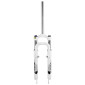 FORK- FOR MTB 26 " ZOOM COIL-ADJUSTABLE/LOCKOUT-WHITE-TRAVEL 60MM THREADLESS STEERER ( 285mm) Ø 1''1/8-28,6 OUTER COMPATIBLE V-BRAKE/DISC 3700948044889