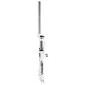 FORK- FOR MTB 26 " ZOOM COIL-ADJUSTABLE/LOCKOUT-WHITE-TRAVEL 60MM THREADLESS STEERER ( 285mm) Ø 1''1/8-28,6 OUTER COMPATIBLE V-BRAKE/DISC 3700948044889