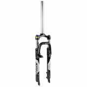 FOURCHE VTT 27.5 " ZOOM 386MLO A RESSORT NOIR REGLABLE/BLOCABLE DEB. 60MM PIVOT LISSE 296mm 1''1/8-28,6 EXTERIEUR COMPATIBLE V-BRAKE/DISQUE 3700948044926