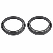 CACHE POUSSIERE DE FOURCHE MOTO ADAPTABLE FOURCHE DIAM 48 x 58,5 x 4,70/11,50 (PAIRE) -ATHENA- 8055681308008