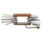 OUTIL MULTIFONCTION NEWTON WOOD CORPS BOIS 11 FONCTIONS CLE ALLEN + TOURNEVIS + DERIVE CHAINE 3700948298763