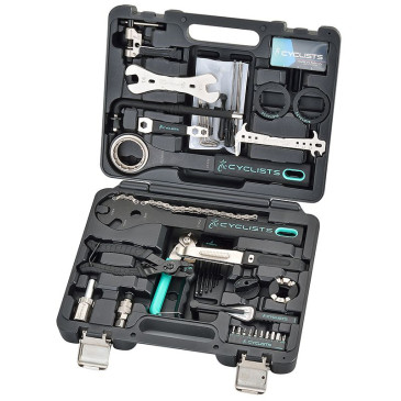 OUTIL COFFRET / MALETTE ENTRETIEN ET REPARATION VELO - 22 OUTILS INDISPENSABLES -NEWTON- 3700948300237