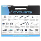 OUTIL COFFRET / MALETTE ENTRETIEN ET REPARATION VELO - 22 OUTILS INDISPENSABLES -CYCLISTS- 3700948300237