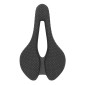 SELLE 3D CARBONE T800 NOIR OUVERTE 245x155 RAIL CARBONE MAT POIDS 220g (POIDS MAX 90kgs) -NEWTON- 3700948300459