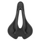 SELLE 3D CARBONE T800 NOIR OUVERTE 245x155 RAIL CARBONE MAT POIDS 220g (POIDS MAX 90kgs) -NEWTON- 3700948300459