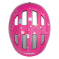 CASQUE VELO ENFANT ABUS SMILEY 3.0 BUTTERFLY ROSE TAILLE 50-55cm AVEC MOLETTE ET ECLAIRAGE LED (VENDU SUR CARTE) 4003318672583