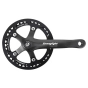 PEDALIER ROUTE STRONGLIGHT MONO. IMPACT NOIR 170mm 52-34 COMPATIBLE 8V. (AXE CARRE 107mm) 3700223722006