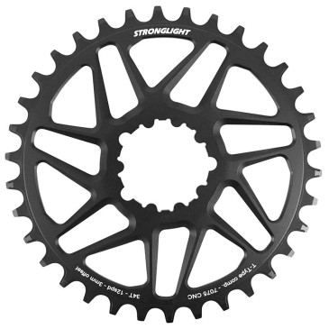 PLATEAU VTT DIRECT MOUNT POUR SRAM SX-NX-GX STRONGLIGHT MONO 34DTS - EPAISSEUR 3mm 12V. 3700223725267