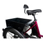 TRICYCLE ELECTRIQUE/VAE CITY LEADER FOX 24" CURTIS 2025 MIXTE BORDEAUX BRILLANT 3V SHIMANO NEXUS MOTEUR ROUE AV BAFANG 36V 45Nm BATTERIE 17,4Ah FREIN ET RETROPEDALAGE 8592826110626