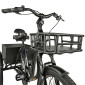 TRICYCLE ELECTRIQUE/VAE CITY LEADER FOX 24" CURTIS 2025 MIXTE NOIR BRILLANT 8V SHIMANO NEXUS MOTEUR ROUE AV BAFANG 36V 45Nm BATTERIE 17,4Ah FREIN ET RETROPEDALAGE 8592826101457