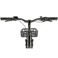 TRICYCLE ELECTRIQUE/VAE CITY LEADER FOX 24" CURTIS 2025 MIXTE NOIR BRILLANT 8V SHIMANO NEXUS MOTEUR ROUE AV BAFANG 36V 45Nm BATTERIE 16,7Ah (LARGEUR HORS TOUT 75cm, DEBATTEMENT 100mm) 8592826101457