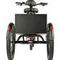 TRICYCLE ELECTRIQUE/VAE CITY LEADER FOX 24" CURTIS 2025 MIXTE NOIR BRILLANT 8V SHIMANO NEXUS MOTEUR ROUE AV BAFANG 36V 45Nm BATTERIE 16,7Ah (LARGEUR HORS TOUT 75cm, DEBATTEMENT 100mm) 8592826101457