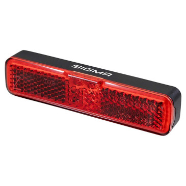 ECLAIRAGE VELO VAE / E-BIKE ARRIERE SUR PORTE BAGAGE SIGMA EOX RL RACK 6/48V NOIR FONCTION FEU STOP / FEU STOP D'URGENCE 4016224473403