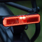 ECLAIRAGE VELO VAE / E-BIKE ARRIERE SUR PORTE BAGAGE SIGMA EOX RL RACK 6/48V NOIR FONCTION FEU STOP / FEU STOP D'URGENCE 4016224473403