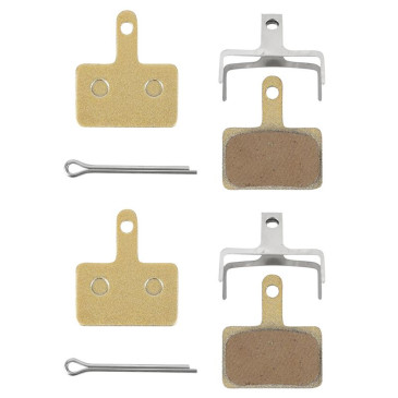 PLAQUETTE DE FREIN TROTTINETTE COMPATIBLE DUALTRON, JOYOR, KAABO, KUGOO, OVEX, SKATEFLASH, TNE, VSETT, ZERO (CUIVRE) (VENDU PAR 2 PAIRES) -SELECTION P2R- 7427251491761