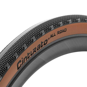 PNEU GRAVEL 700 X 45 PIRELLI CINTURATO ALL CLASSIC ROAD TANWALL NOIR FLANC MARRON TUBELESS READY TS (45-622) 8019227416169
