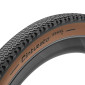 PNEU GRAVEL 700 X 40 PIRELLI CINTURATO GRAVEL HARD CLASSIC TANWALL NOIR FLANC MARRON TUBELESS READY TS (40-622) 8019227387452