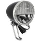 ECLAIRAGE VELO POUR MOYEU DYNAMO AVANT SUR FOURCHE TYPE HOLLANDAIS 30 LUX BOUTON SWITCH ON/OFF 3700948307991