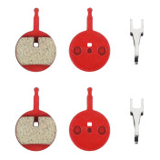 PLAQUETTE DE FREIN TROTTINETTE CT010-R COMPATIBLE BRIGMTON, DUALTRON, JOYOR, KAABO, KUGOO, OVEX, SKATEFLASH, TNE, VSETT, ZERO (RESINE 2.3mm DIAM 23.5 mm) (VENDU PAR 2 PAIRES) -SELECTION P2R- 7427251491853