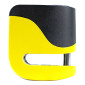 ANTIVOL BLOQUE DISQUE AUVRAY B-LOCK-06 MINI AVEC ALARME SONORE DIAM 5,5mm JAUNE IDEAL VESPA/PIAGGIO MP3/VAE (3 CLES) (SPECIAL ESPACE REDUIT) 3700807710184
