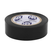 ADHESIVE TAPE HPX - INSULATING XB1910 BLACK 19mm x 10M (TEMPERATURE RESIST: from -50°C to +80°C, 5000V) 8711347114412