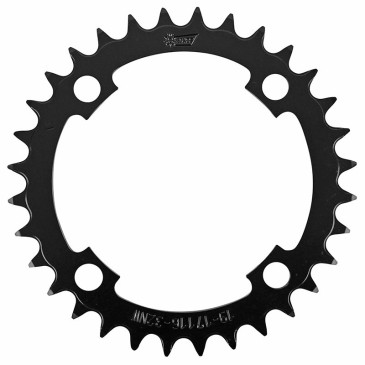 PLATEAU VAE/E-BIKE 4BRA D.104 POUR BOSCH / BROSE / YAMAHA / GIANT / SHIMANO E-STEPS TA E-ONE 32DTS MONO NOIR ALU 7075 NARROW WIDE 4251516566481