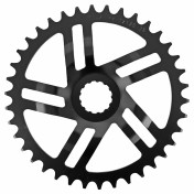 PLATEAU VAE/E-BIKE DIRECT MOUNT POUR BOSCH STRONGLIGHT -3- 38DTS MONO NOIR ALU 7075 (3ème GENERATION) AVEC RONDELLE DE DEPORT 4251516559261